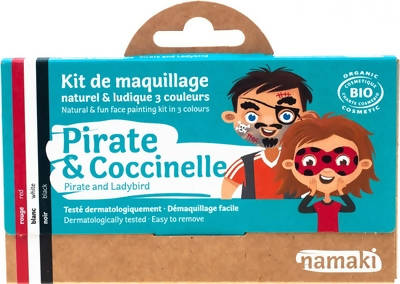 Namaki Pirate & Coccinelle Face Painting Kit Multicolour