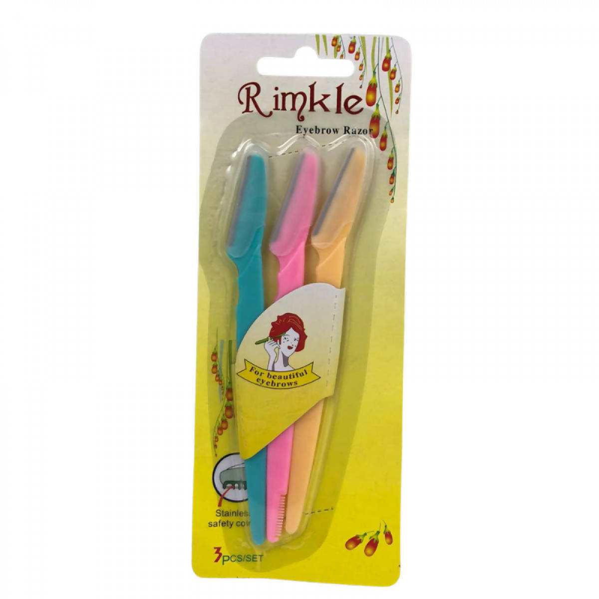 Rimkle Eyebrow Razor Kit Com 3