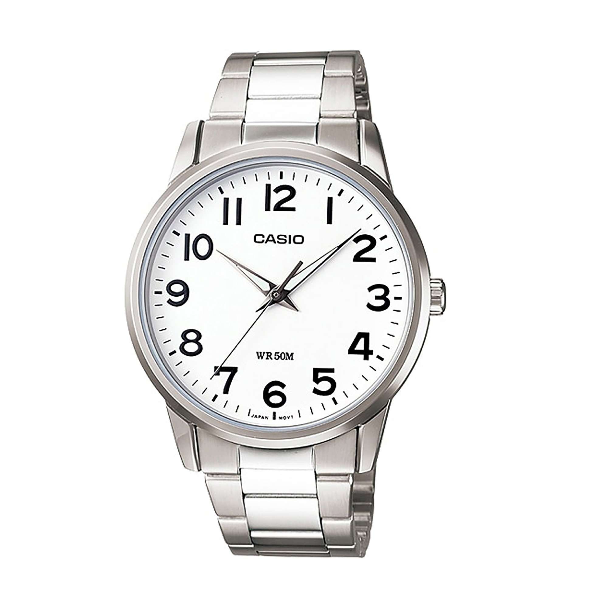 Casio General Men's Watch MTP-1303D-7BVDF | Stainless Steel | Mesh Strap | Water-Resistant | Minimal | Quartz Movement | Lifestyle | Business | Scratch-resistant | Fashionable | Halabh.com