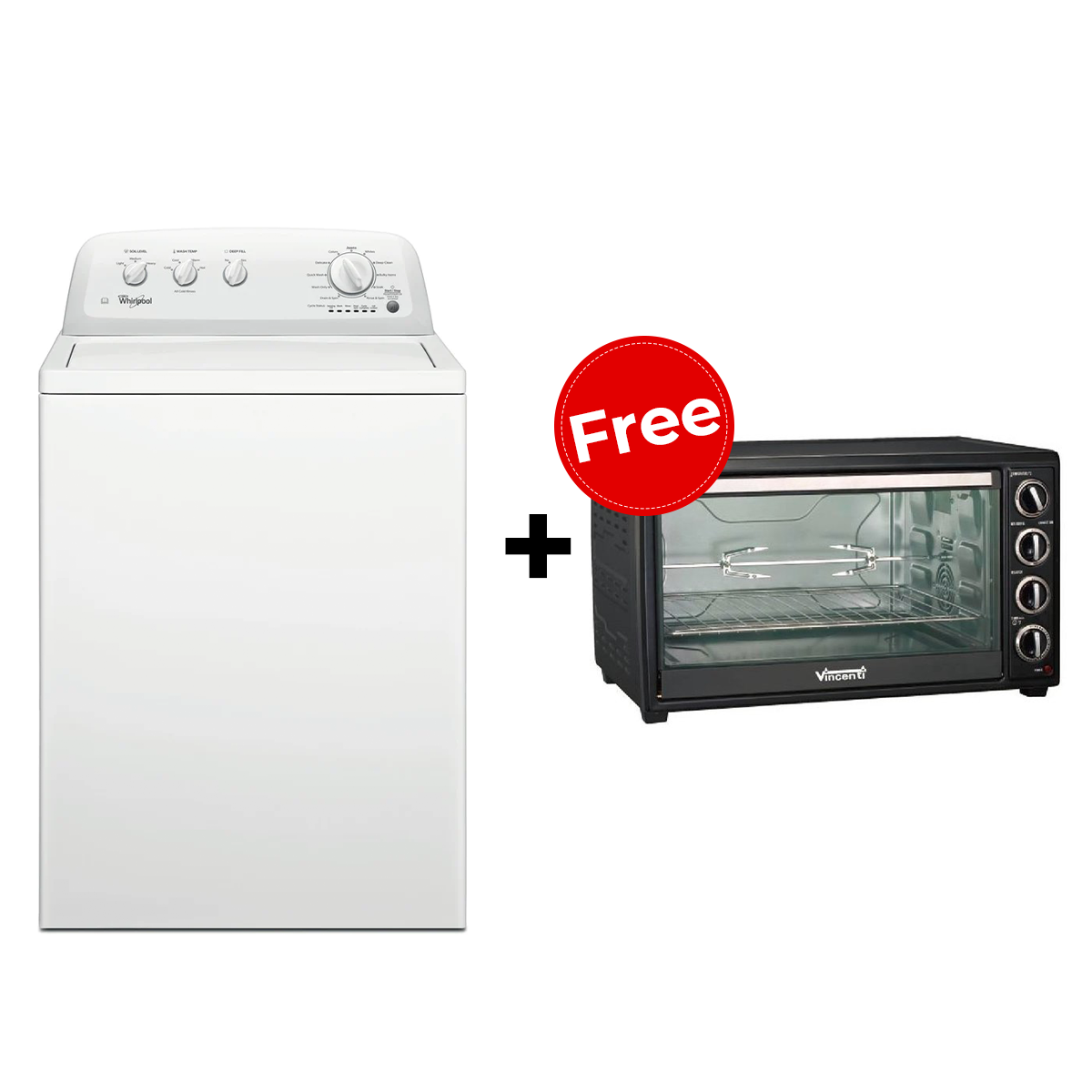 Ramadan Special Offer - WASHING MACHINE = VINCENTI 60L ELECTRIC OVEN FREE