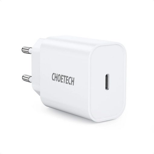 Choetech USB C Charger 20W Power Wall Adapter White