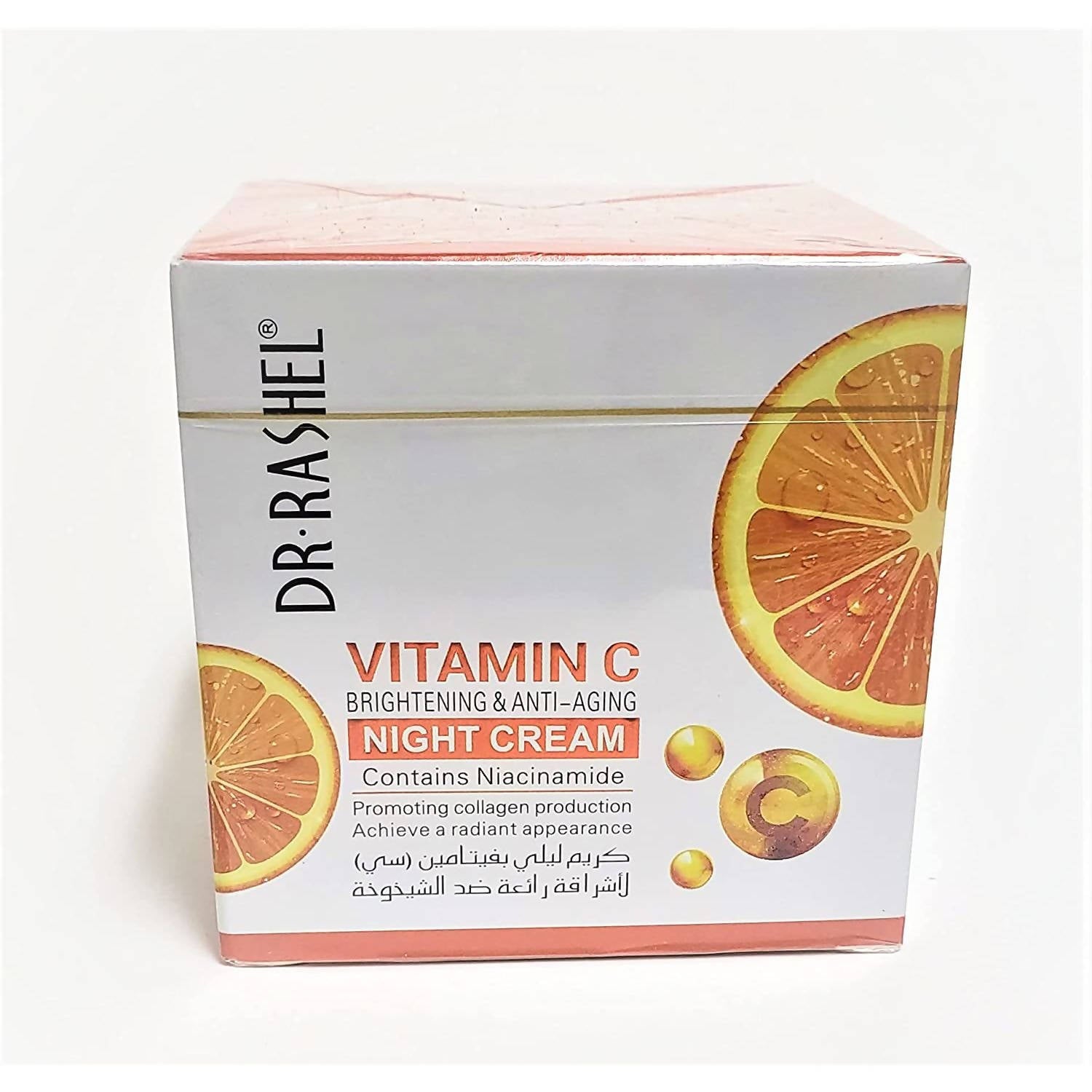 Dr Rashel Vitamin C Face Night Cream Anti Spot Cream Anti Aging Firming Face Cream 50g