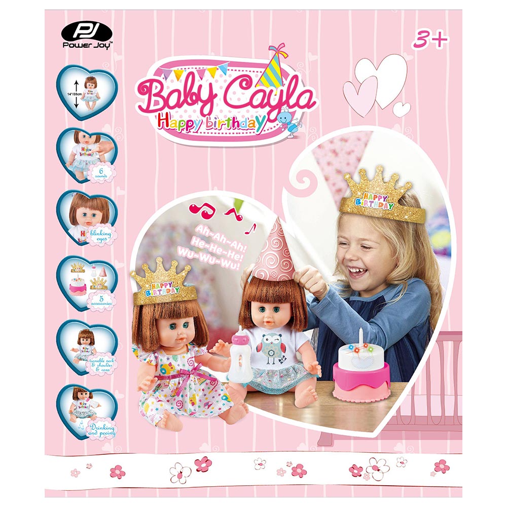 Power Joy Toys | ALGT Toys | Age 3 and Above Kids | Baby Doll | Barbie Birthday | Birthday Doll | Character Toy | Doll | Doll Playset | Fun Toy | Toys for Kids in Bahrain | Halabh.com
