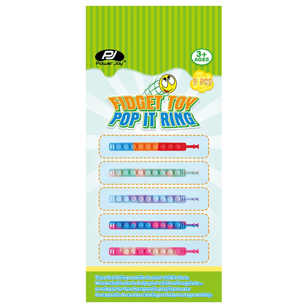 Power Joy Toys | ALGT Toys | Age 3 and Above Kids | Pop It Ring | Sensory Toy | To Relieve Stress | Figet Toy | Toys for Kids in Bahrain | Halabh.com