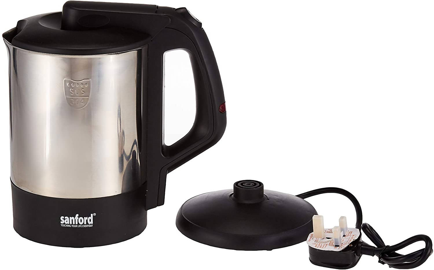 Sanford Stainless Steel Electric Kettle Black