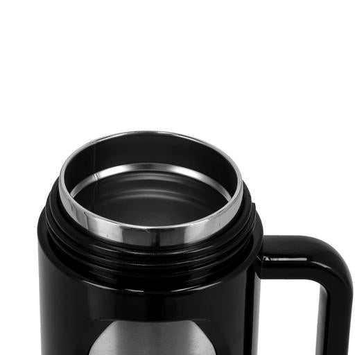Royalford Travel Mug With Strainer 400ML Highly Durable Stainless Steel