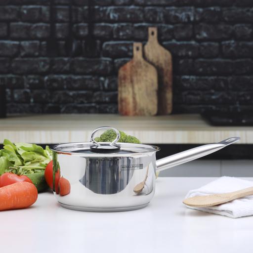 Royalford RF10128 16cm Stainless Steel Saucepan with Lid