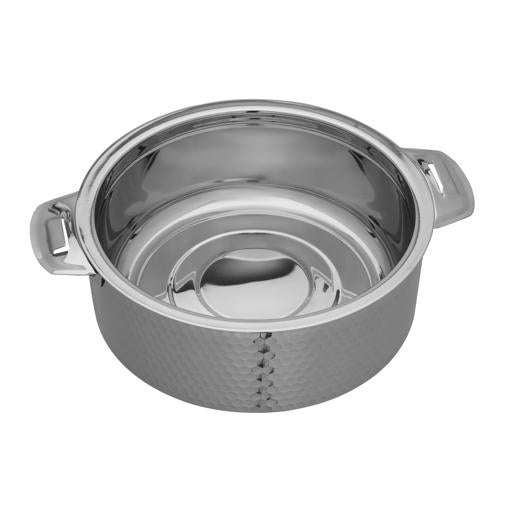 Royalford Reeva Hammered Double Wall Stainless Steel Hot Pot