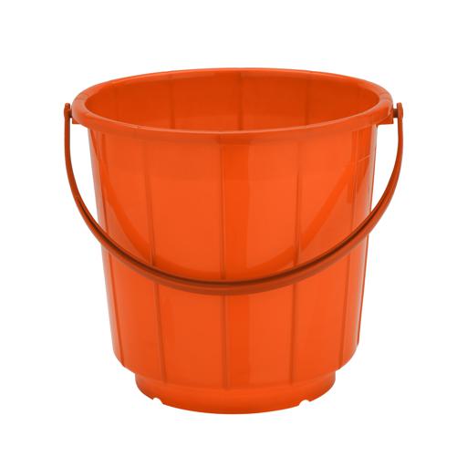 Royalford RF10685 Plastic Bucket with Lid, 17L Bucket with Handle