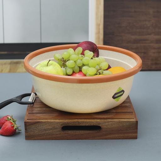 Royalford RF10704 Plastic Basin with Ring, 4.5L Plasticware Tub