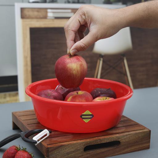 Royalford RF10705 Plastic Basin, 2.75L Rolled Rim Wash Tub