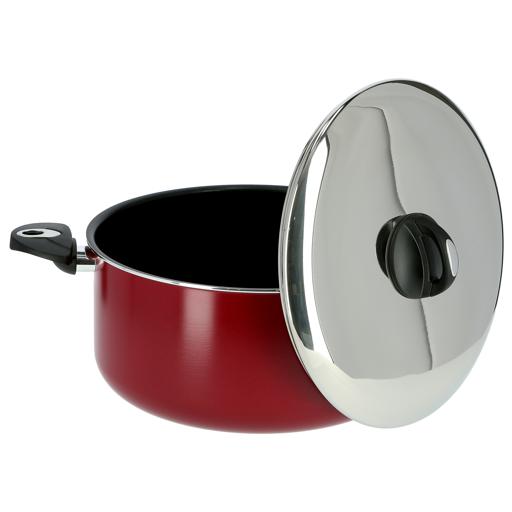 Royalford 30CM Elegant Casserole With Lid Red