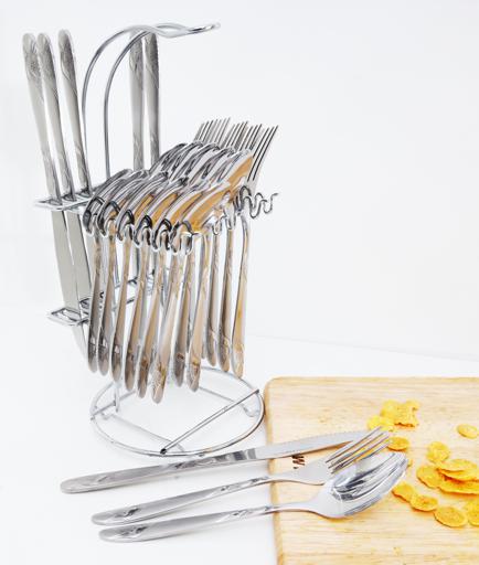 Royalford 24 Piece Cutlery Set Multi Colour