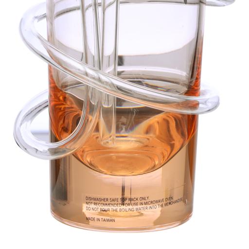 Royalford RF6167 Royalford Transparent Acrylic Glass With Straw Drinking Tube Straw Resistant Glass Clear Juice Cup