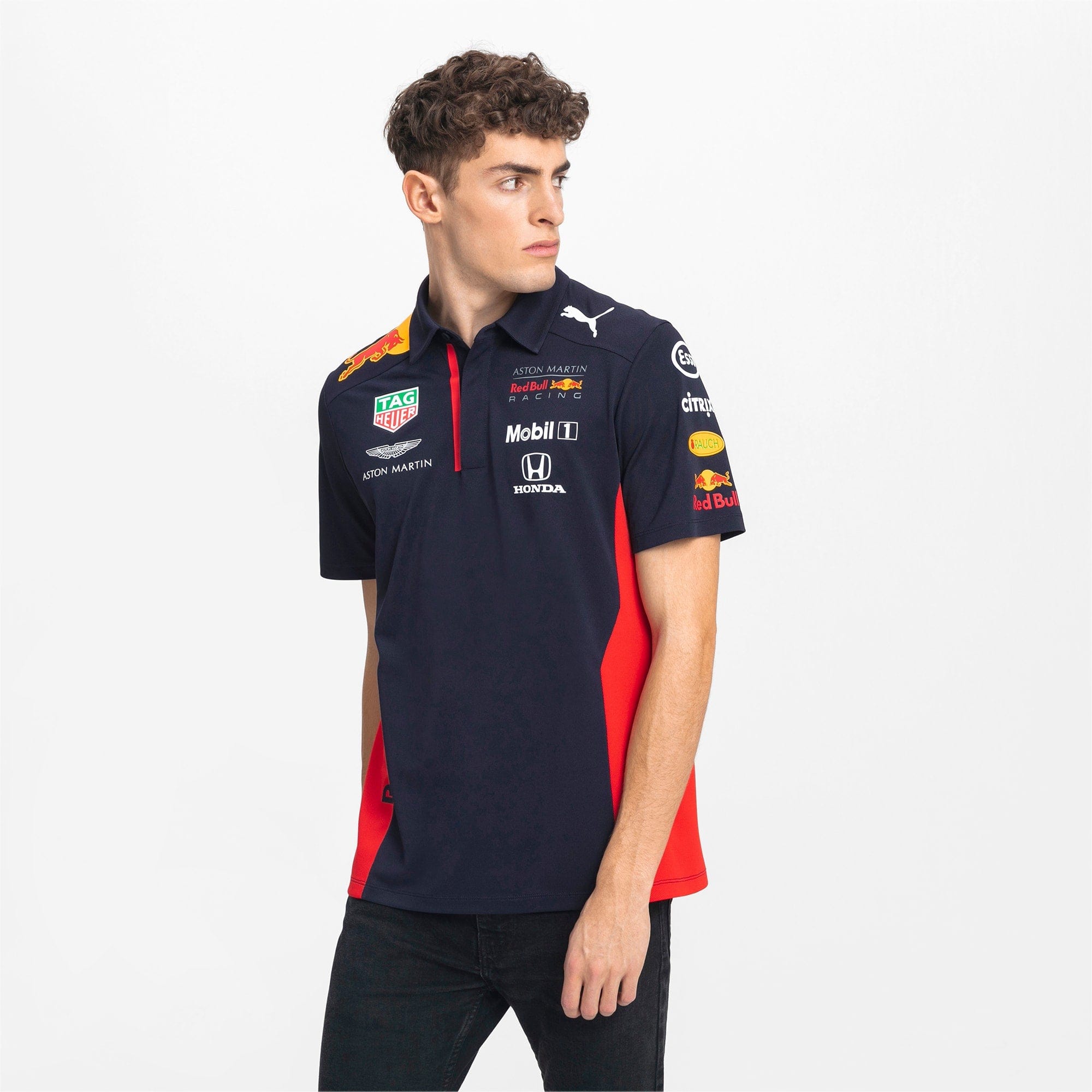 2020 Aston Martin Red Bull Racing Mens Team Polo Shirt