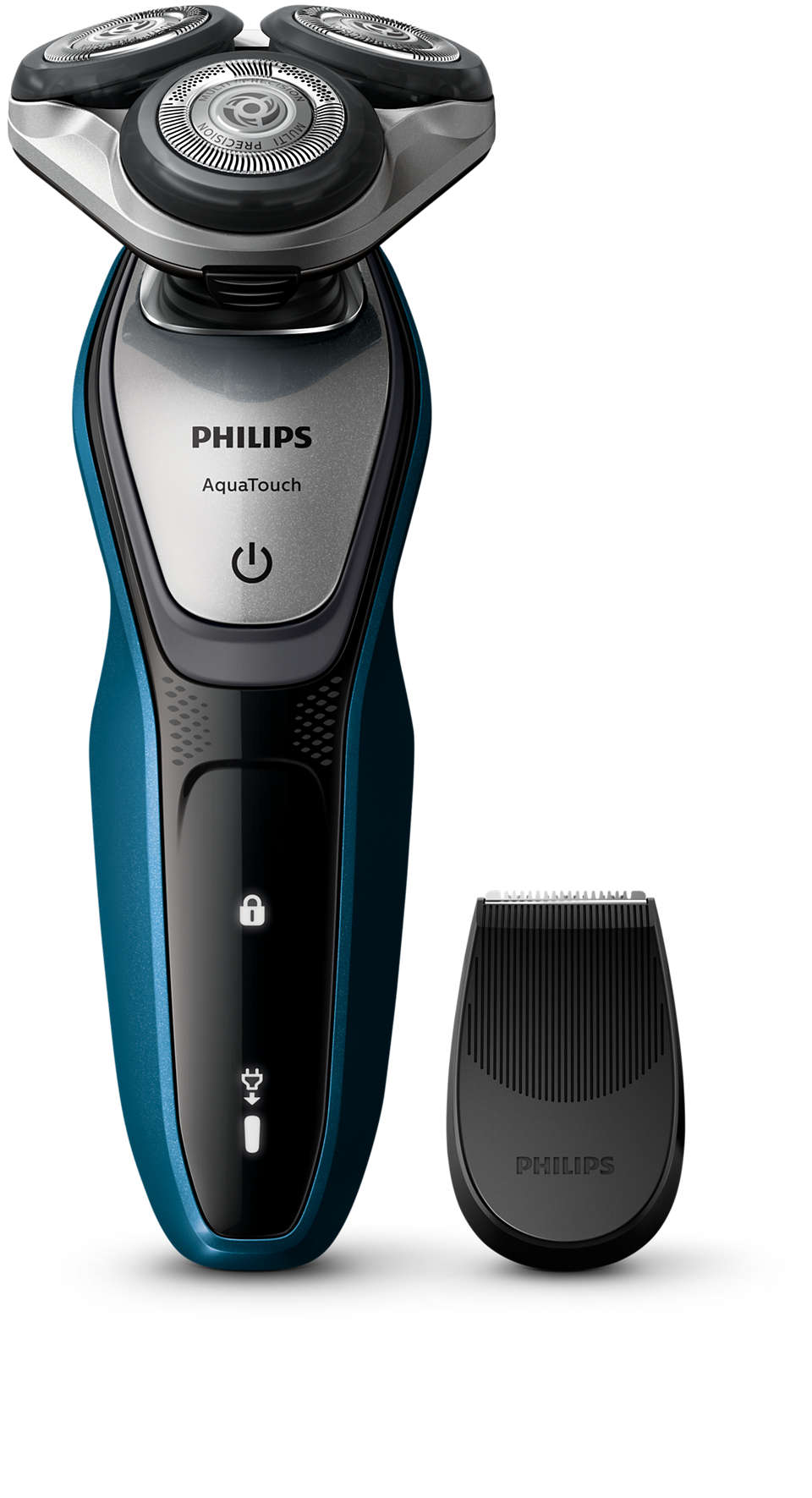 Philips Aquatouch S5420 Wet And Dry Men's Electric Shaver With Smartclick Precision Trimmer