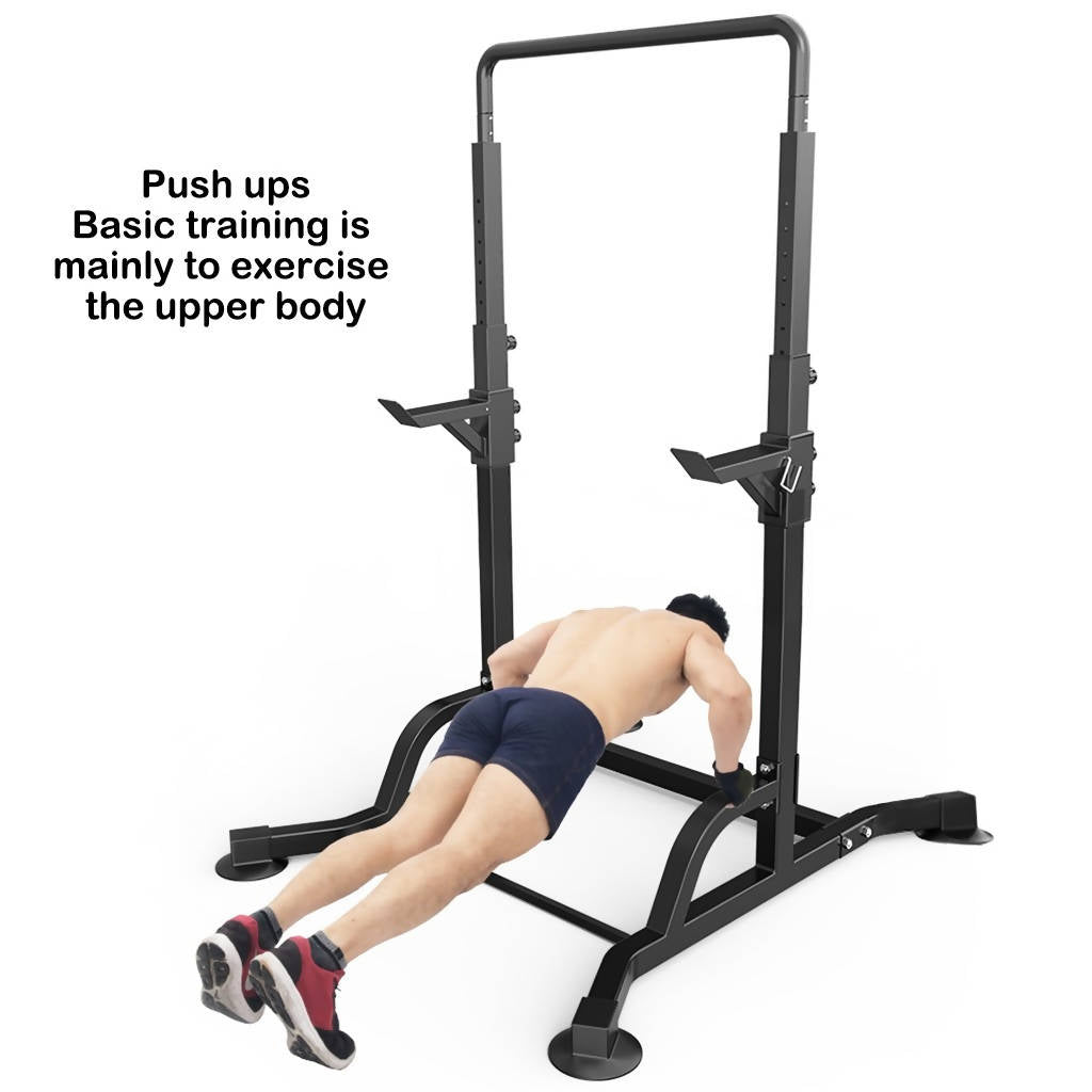 Multifunctional Adjustable Station Barbell Rack Bench Press