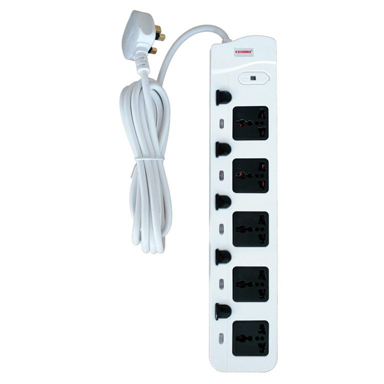 Stargold Extension 5 Way 3M - SG-863E | Outlet | USB | Extension Cord | Electronics | Home Improvement | Technology | Convenience | Protection | Versatility | Halabh.com