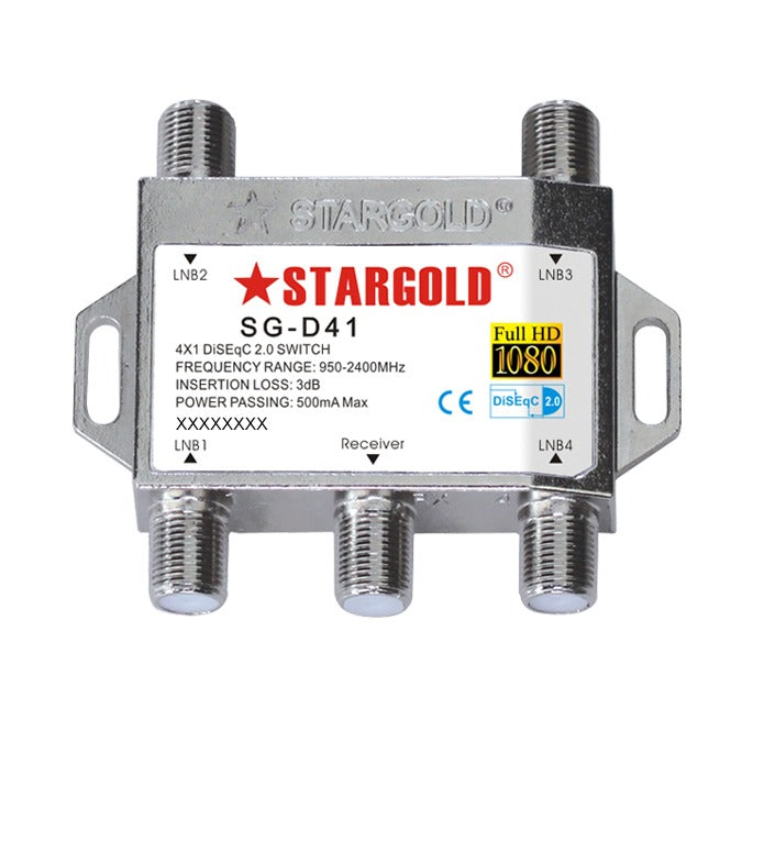 Stargold 4X1 Diseqc Switch - SG-D41 | Home Appliance & Electronics | Halabh.com