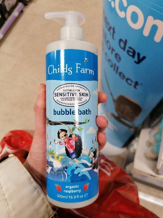 Childs Farm Bubble Bath Organic Raspberry 500ml