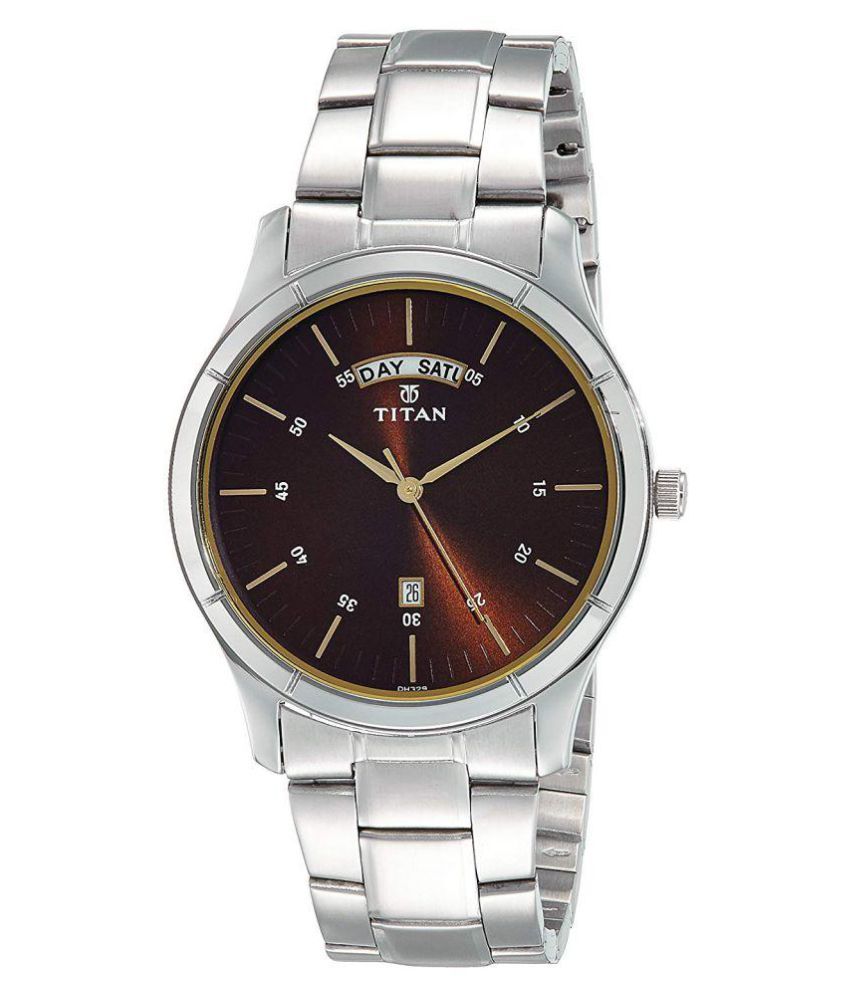 Titan Neo Analog Men's Watch 1767SM03 | Stainless Steel | Mesh Strap | Water-Resistant | Minimal | Quartz Movement | Lifestyle | Business | Scratch-resistant | Fashionable | Halabh.com