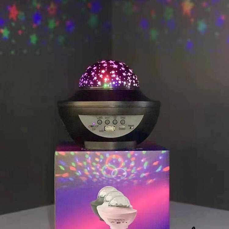 Singowot LED Bluetooth Music Projector Disco Light Black