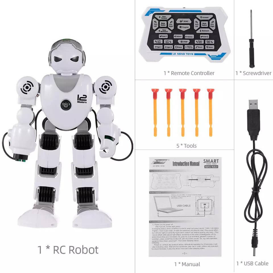 Robot Programmable Music Dance Shape-Shifting Robot RC Toy for Kids Gift