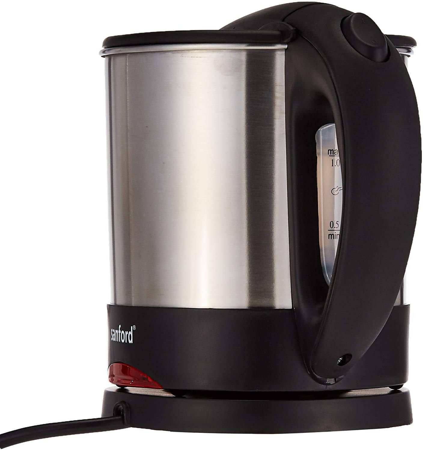 Sanford Stainless Steel Electric Kettle Black & Silver