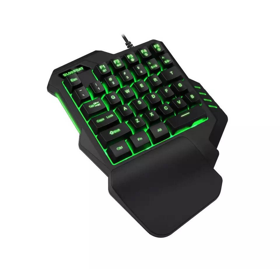 Single Hand Gaming Keyboard & Mouse Combo