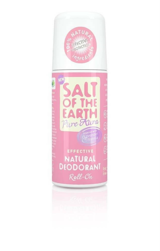 Salt Of The Earth Lavender & Vanilla Natural Roll On Deodorant 75ml