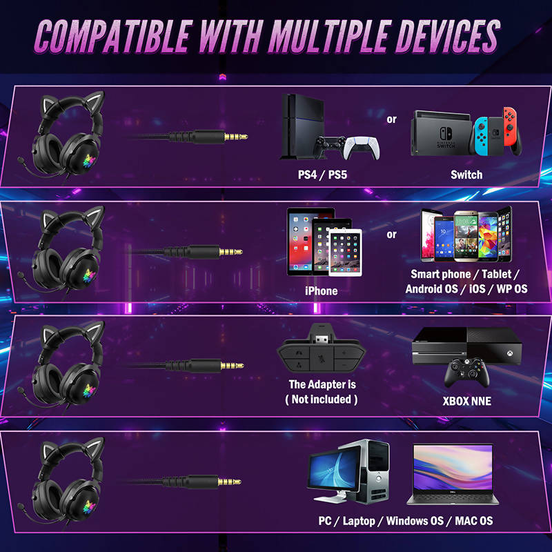 Onikuma Wired RGB Gaming Headset in Bahrain - Gaming Accessories