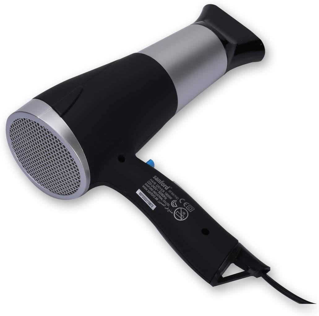 Sanford Hair Dryer | Power 1800W | Color Black & Silver | Best Personal Care Accessories in Bahrain | Halabh