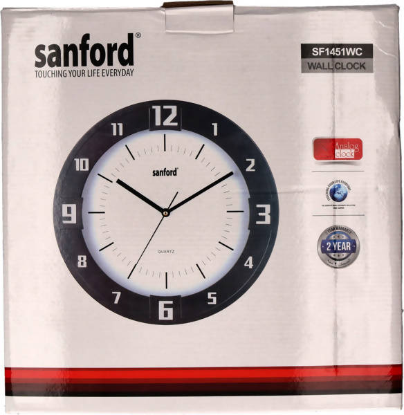 Sanford Analog Wall Clock SF1451WC | stylish watch | accurate timekeeping | wall clock | round clock | Casio watch | wall watch | home décor | timepiece | Halabh.com