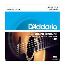 D Addario Ej11 Bronze Acoustic Guitar Strings