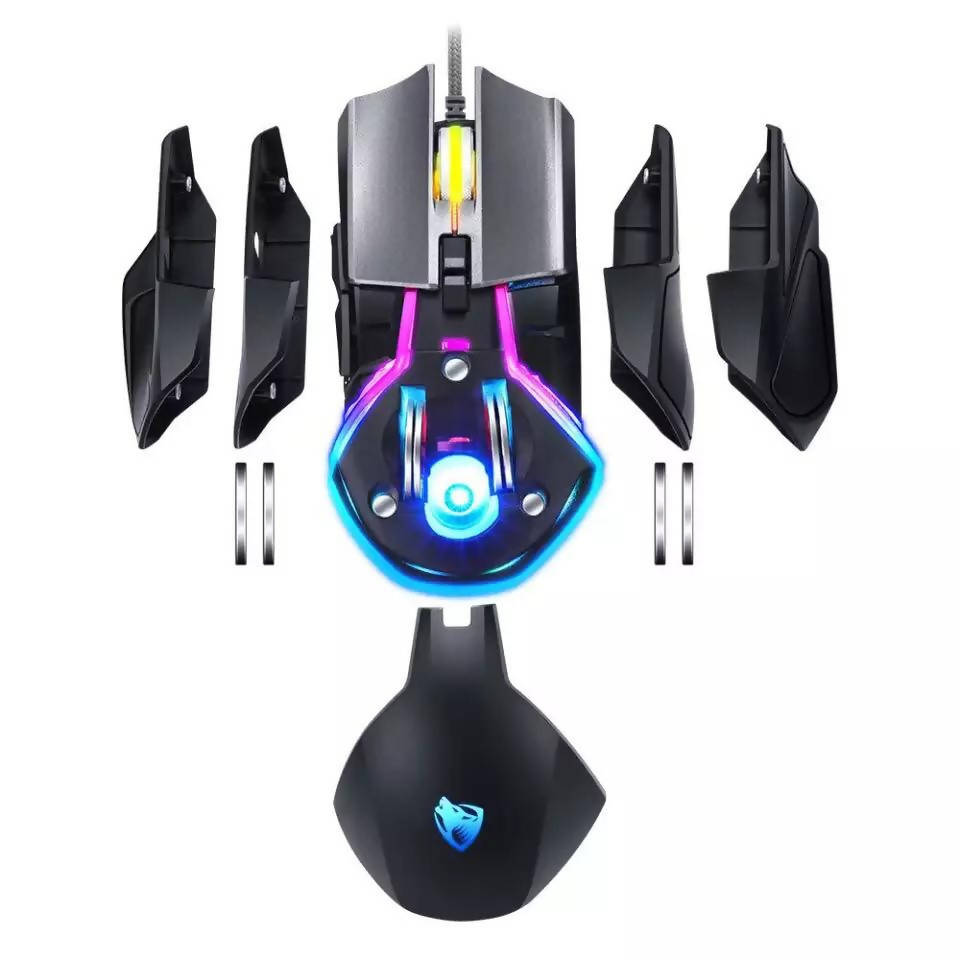 Shop T-WOLF Wired RGB Gaming Mouse | Gaming Mouse | Halabh