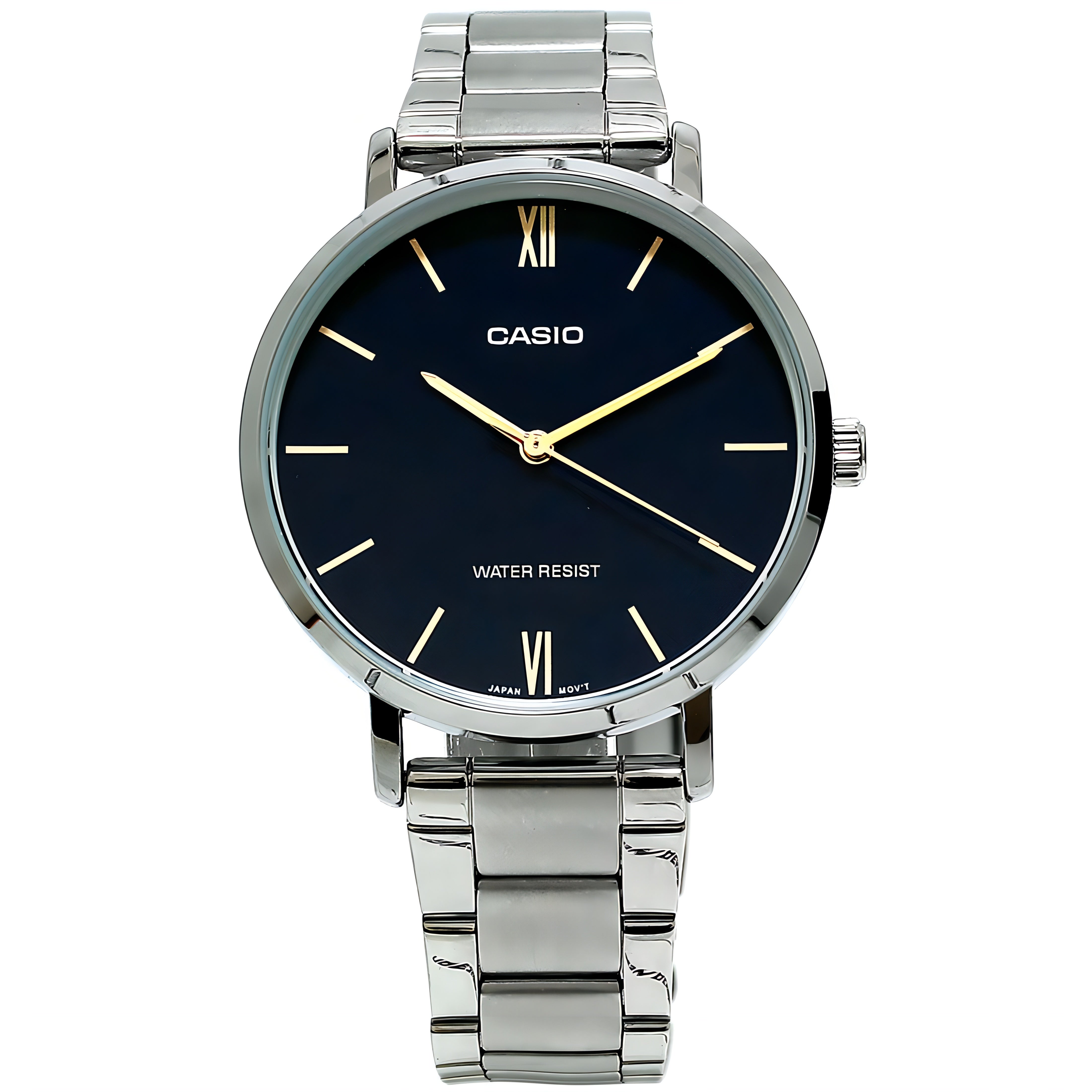 Casio Women's Wrist Watch LTP-VT01D-1BUDF | Stainless Steel | Mesh Strap | Water-Resistant | Minimal | Quartz Movement | Lifestyle | Business | Scratch-resistant | Fashionable | Halabh.com
