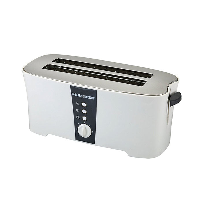 Black Decker Toaster Small 220V White - ET124 | Kitchen Appliance | Halabh.com