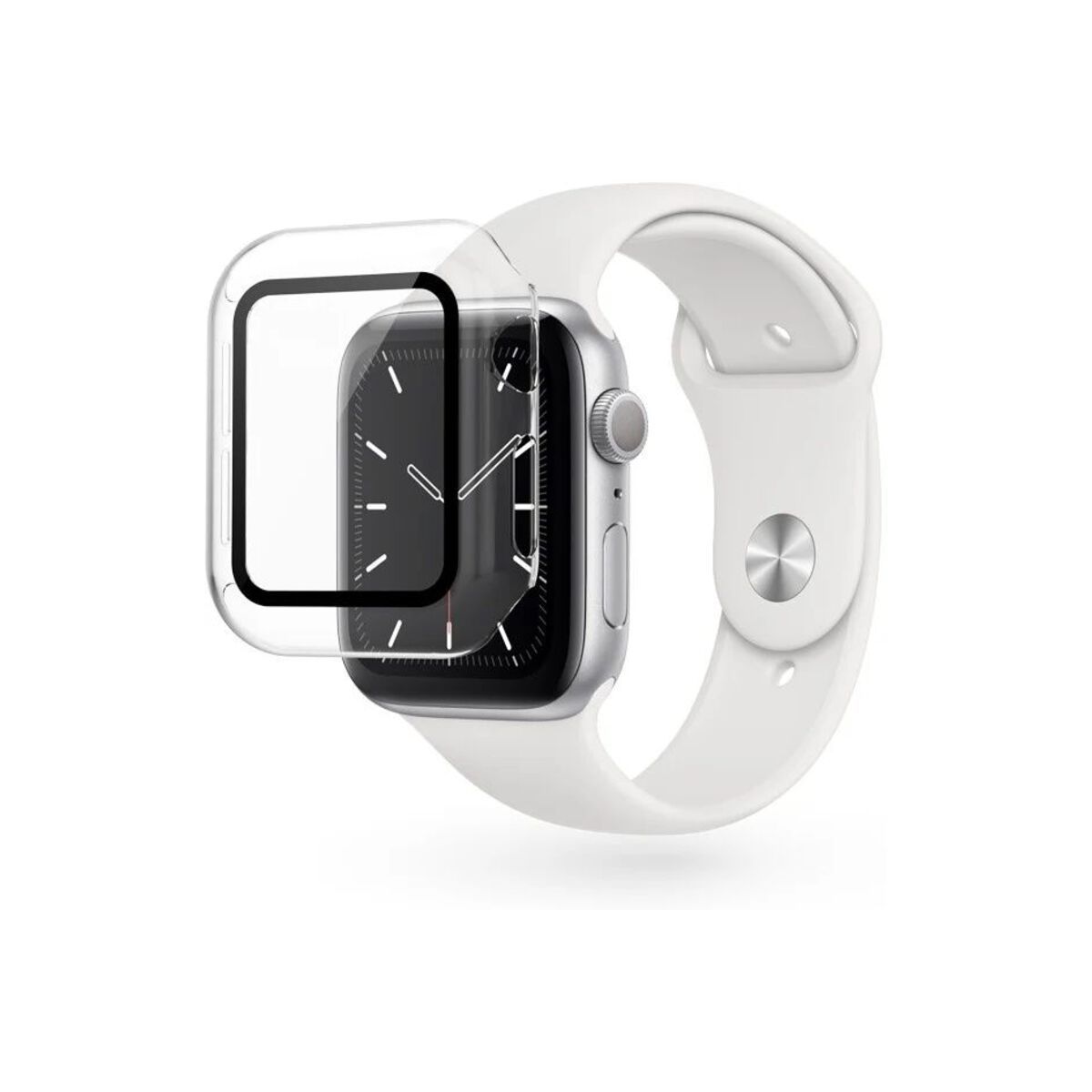 Epico Protective Cover for Apple Watch 7 TransparentProtection | Transparent | Scratch-resistant | Dust-proof | Slim Design | Easy Installation| Compatible| Accessories | Halabh.com