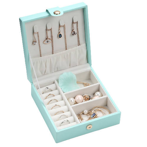 Jewelry Organizer Box Holder Tray Case For Ring Earrings Necklaces Accessories etc Storage Display