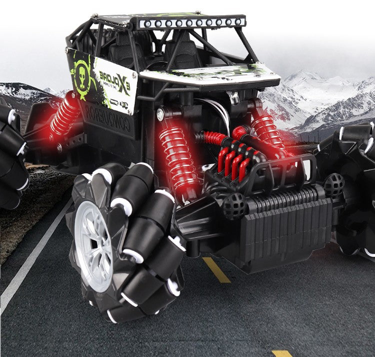 لعبة سيارة دريفت بجهاز تحكم عن بعد 4WD RC Car 1:16 2.4G Stunt Drift Run مائل