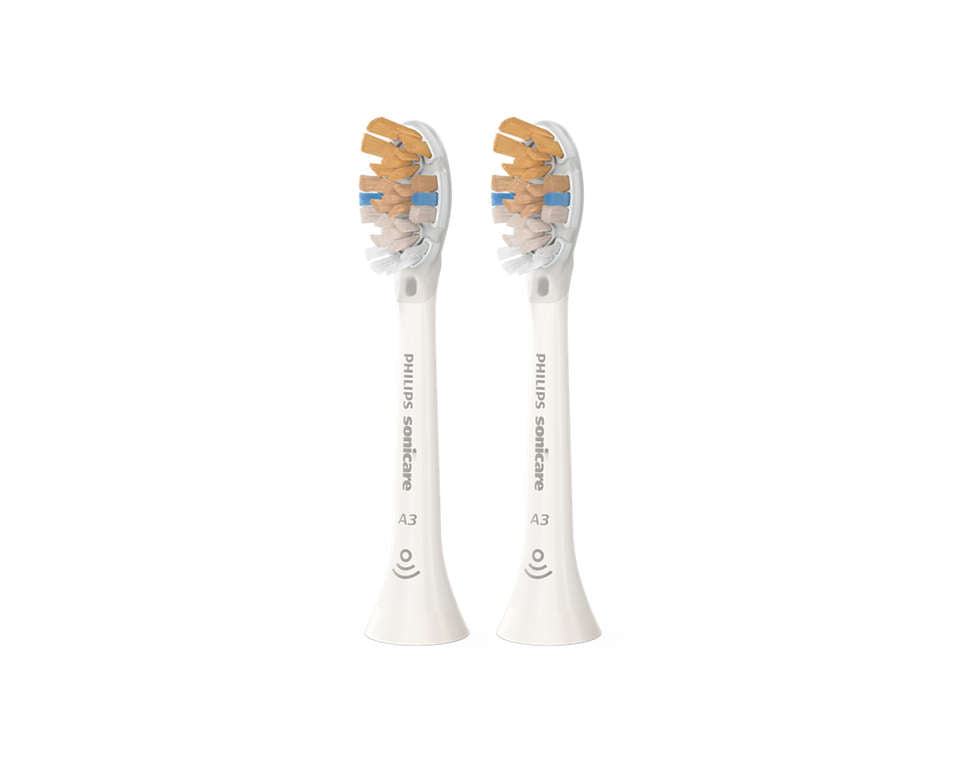 Philips A3 Premium All-in-One Standard Sonic Toothbrush Heads White