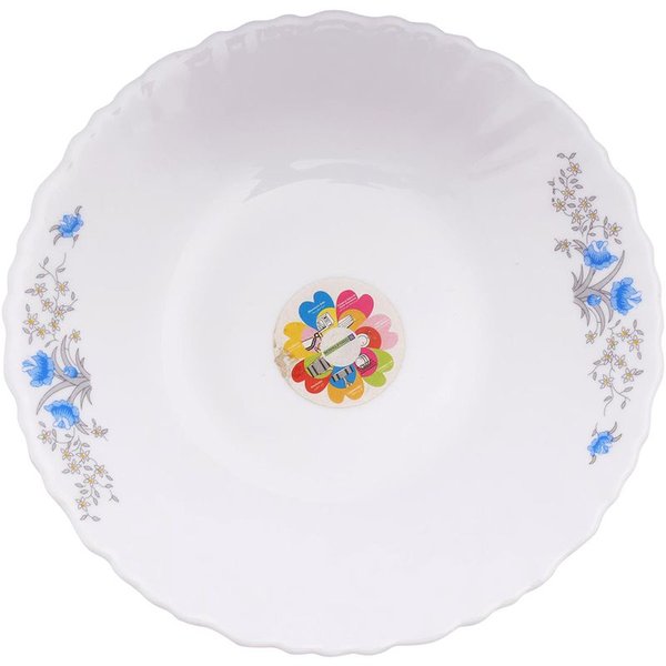 Royalford RF5681 Opal Ware Romantic Soup Plate 7.5″