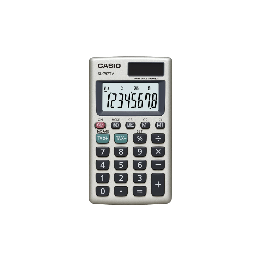Casio Calculator Gray