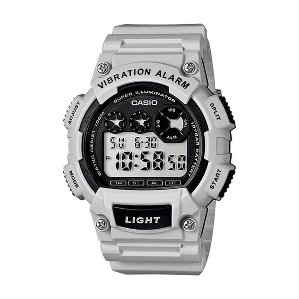 Casio Men's Resin Watch W-735H-8A2VDF | Resin | Water-Resistant | Minimal | Quartz Movement | Lifestyle| Business | Scratch-resistant | Fashionable | Halabh.com