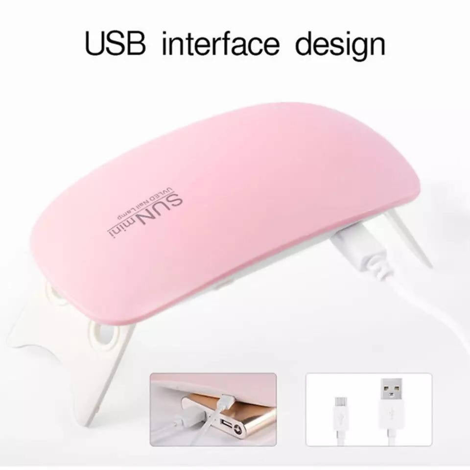 Fashion Nail Lamp Sunlight LED Light Mini USB Charger Household Nail Polish Dryer