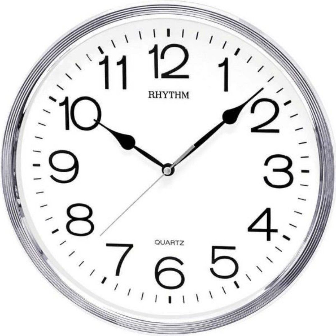 Rhythm Wall Clock CMG734BR19 | stylish watch | accurate timekeeping | wall clock | round clock | Casio watch | wall watch | home décor | timepiece | Halabh.com
