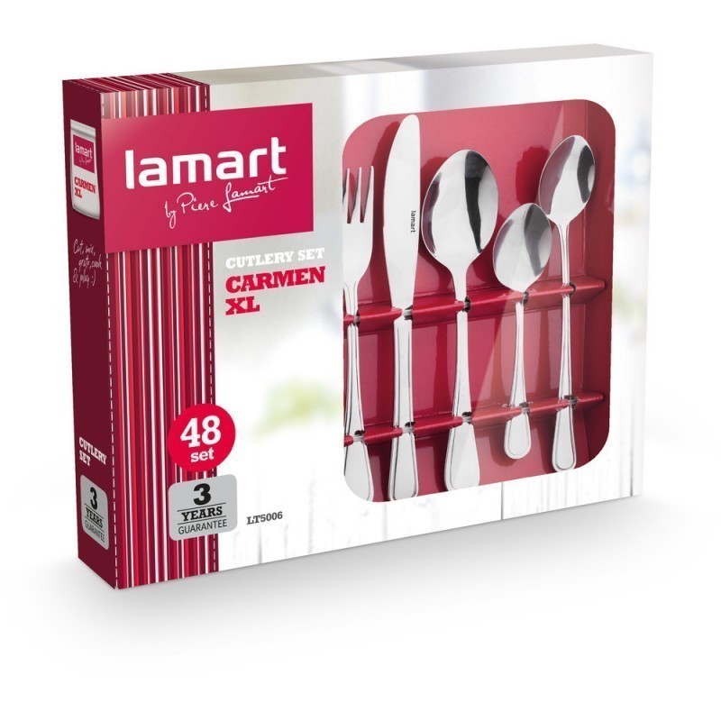 LAMART Cutlery Set 48pc Carmen LT5006