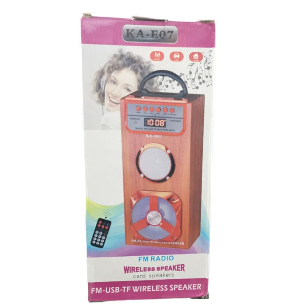 Rechargeable Speaker Usb Sd Fm And Bluetooth