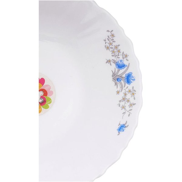 Royalford RF5681 Opal Ware Romantic Soup Plate 7.5″