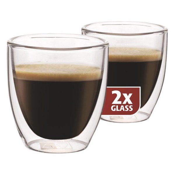 LAMART Espresso Glass 80ml 2Pcs LT9009